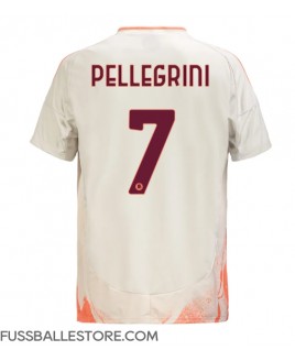 Günstige AS Roma Lorenzo Pellegrini #7 Auswärtstrikot 2024-25 Kurzarm